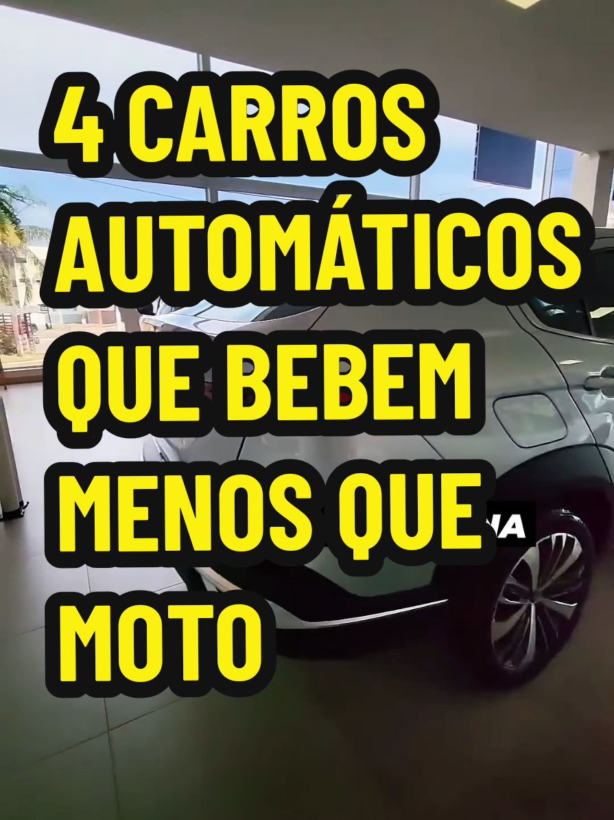 4 CARROS AUTOMÁTICOS QUE BEBEM MENOS QUE MOTO - #carros #peugeot #honda #carrosusados #virtus 