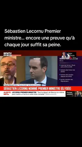 @Robert Ménard Emmanuel Macron nomme Lecornu premier ministre … une décision qui ressemble à un coup de poker désespéré 