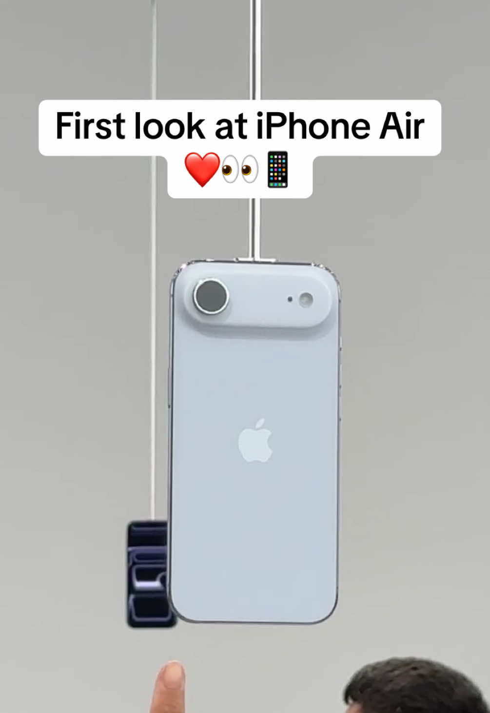 iPhone Air first look - Here's what you need to know about the new member of the iPhone family📱 #iphoneair #iphone #apple #techtok 