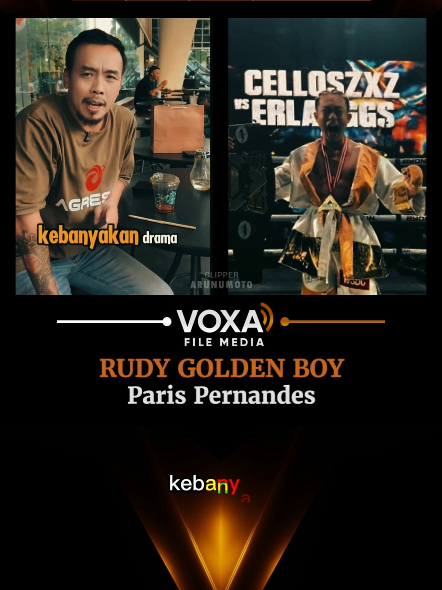 Paris pernandes masih berseteru dengan Rudy Golden Boy
