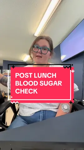 Post lunch blood sugar check #diabetes #omnipod5 #insulinpump #bloodsugarcheck #mounjaro 
