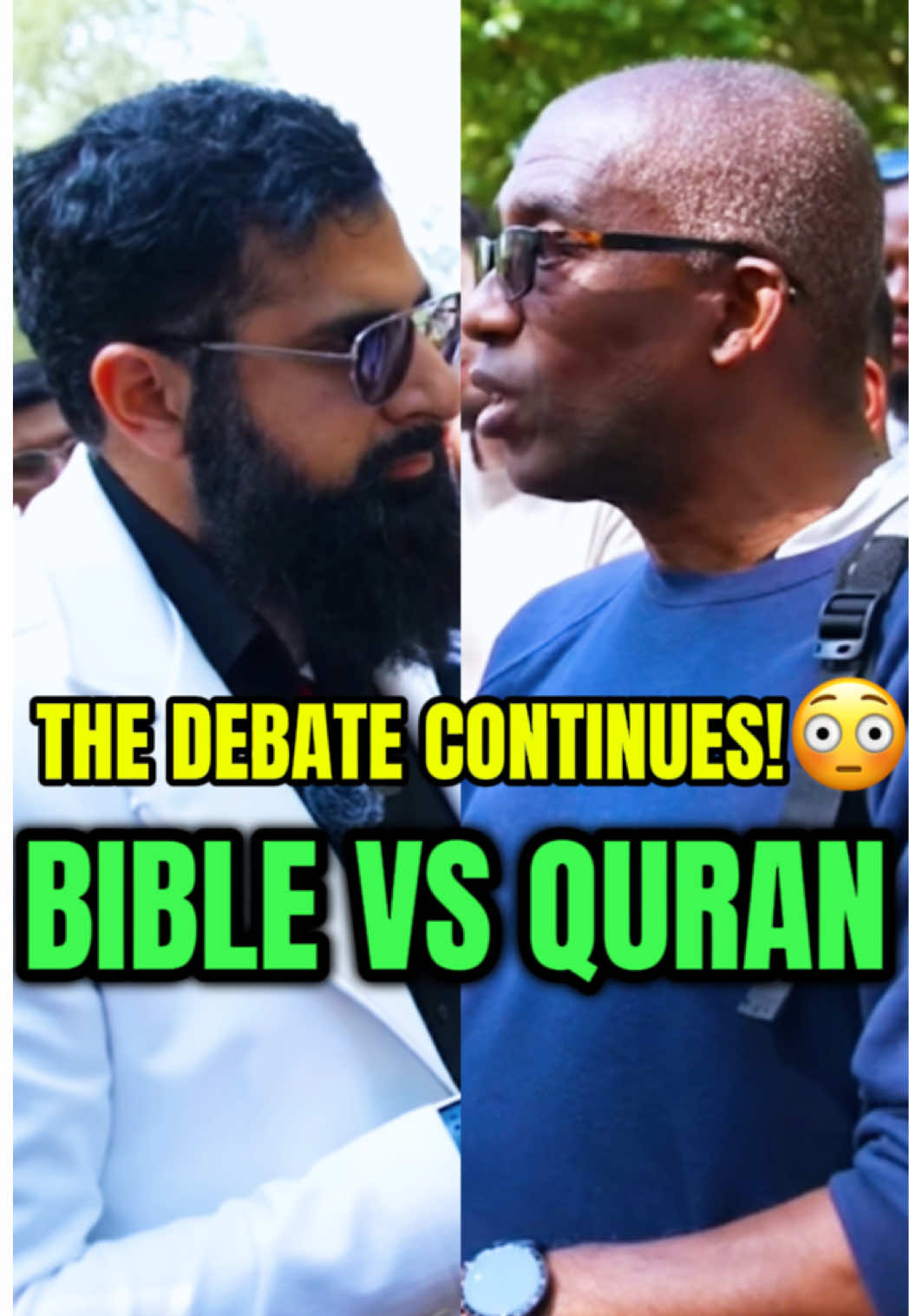 Two faiths. One stage. Who knows the truth? Muslim vs Christian debate at Speakers Corner. #speakerscorner #faith #christianity #islam #fyp 