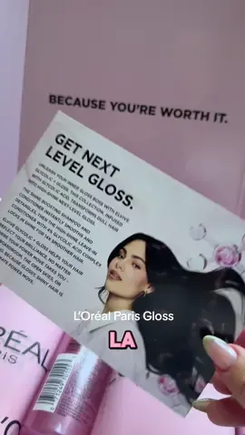 ✨ #GiftedByLOrealParis  @loréal paris usa @L’Oréal Paris ✨ ¡Dile hola al brillo! El NUEVO Shampoo, Acondicionador y Tratamiento Gloss están aquí para dejar tu cabello suave, luminoso y lleno de vida. 🌟 Me encanta lo ligero y nutritivo que se siente este trío en mi cabello el impulso perfecto para un brillo de todos los días! 💆🏻‍♀️💖 #lorealpariscosmetics #lorealparisgloss #glossshampoo #brillo 