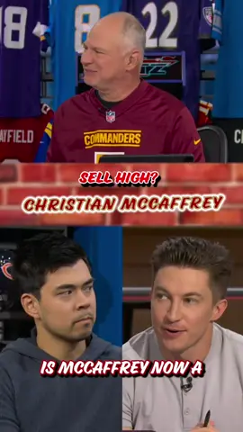 Is Christian McCaffrey a sell high? He might be. #fantasyfootball 