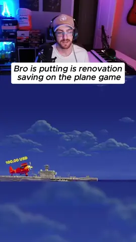 That's one way to do it  #renovation #house #plane #pilot #saving 