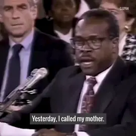 This video clip is from Clarence Thomas’s opening statement during the second round of his U.S. Supreme Court confirmation hearings before the Senate Judiciary Committee on October 11, 1991, amid allegations of sexual harassment by Anita Hill.  The footage was originally broadcast live on C-SPAN, which covered the proceedings extensively.  The full statement, including the quoted line, can be viewed in archived clips on C-SPAN’s website or YouTube. #v#virala#americab#bidenj#justicem#maga