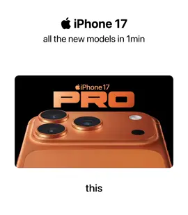 Here’s everything you need to know about the new iPhone 17 lineup! The iPhone Air looks so cute fr! Which model are you picking up? #appleevent #iphone17 #iphoneair #iphone17pro #iphone17promax 