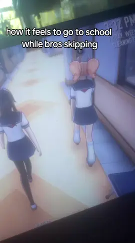 WHY YOU LEAVING ME #bro  #school  #yanderesimulator  @𓇢𓆸ɢᴀʙʀɪᴇʟ 