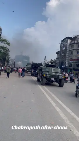 They burned down bhatbhateni after this #genz_protest #day2protest #chaos_in_nepal #kathmandu_protest #nepal_protest 