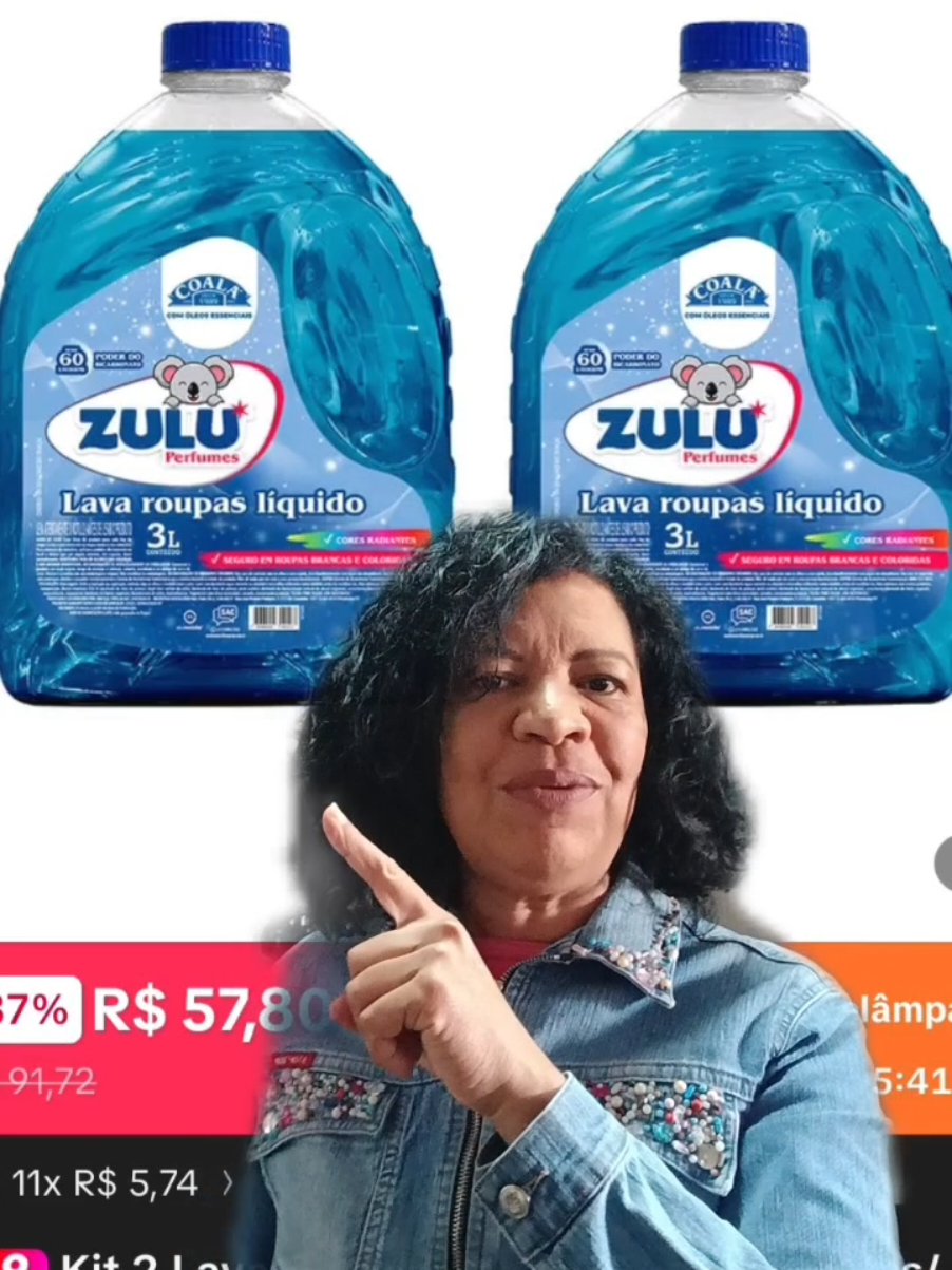 Kit de 2 lava roupa com 3 litros cada por um precinho que cabe no seu bolso! Corre e garante o seu #tiktokshop #tiktok #sabao #zulu #coala 