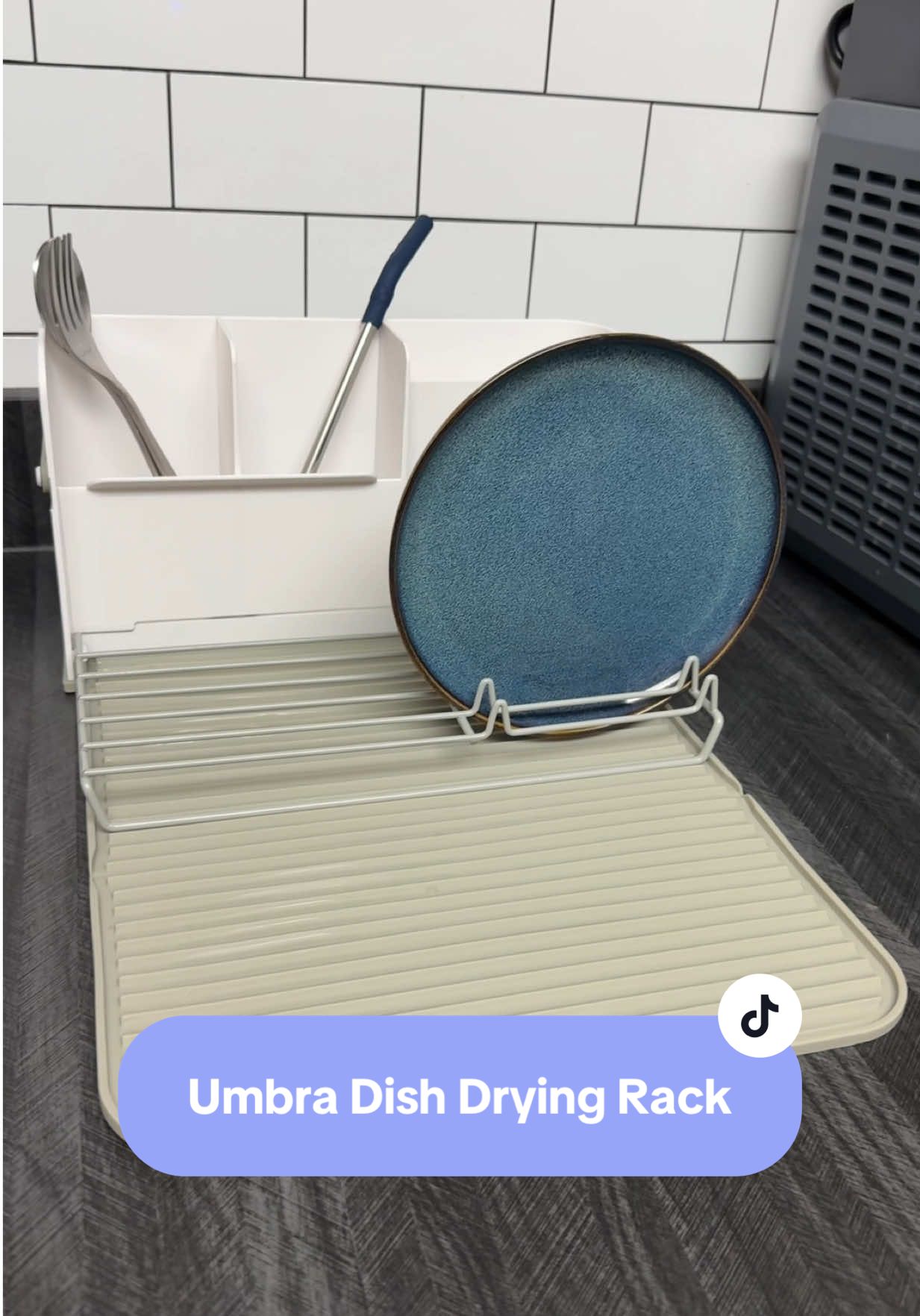 Umbra Dish Drying Rack #umbra #dishdryingrack #dryingrack #kitchenessentials #kitchenmusthaves 