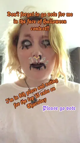 #faceofhalloween #contest #halloweenmakeup #samhain 