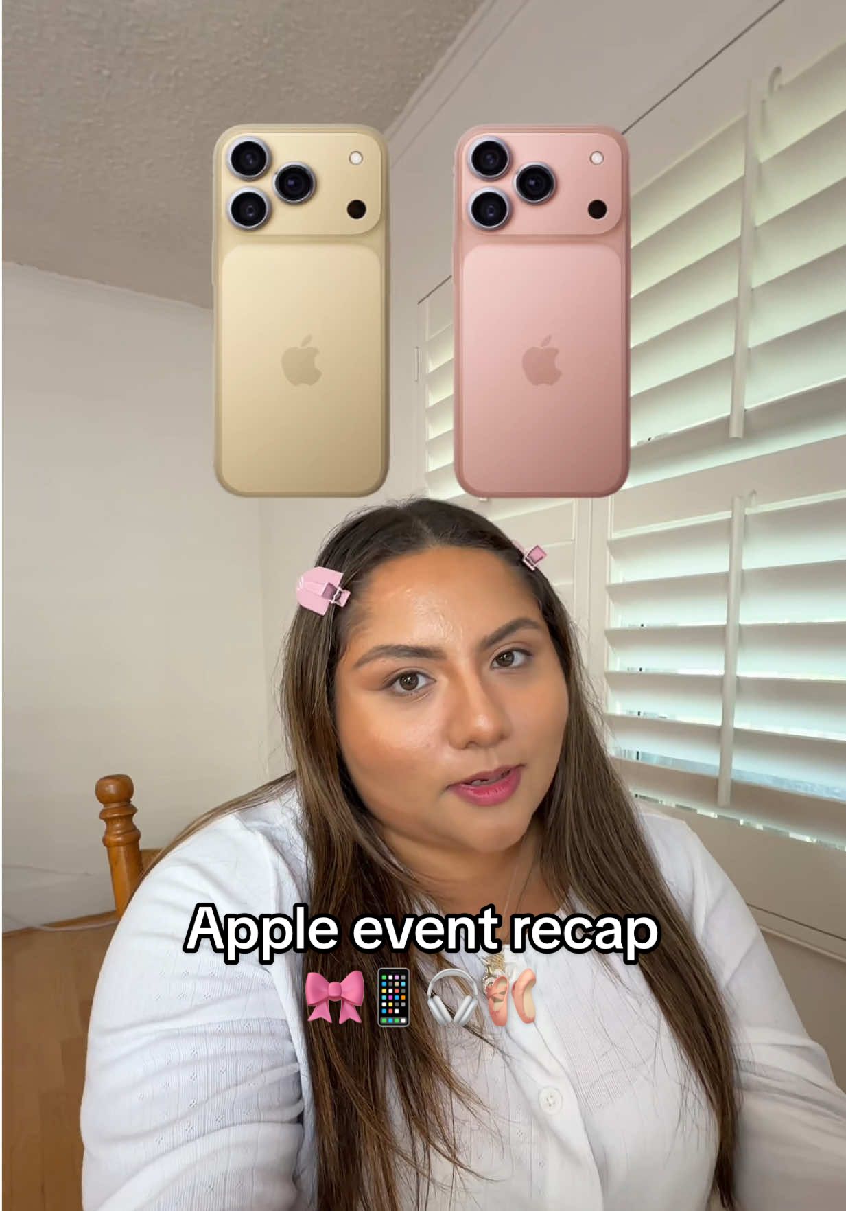📱An Apple event recap for the girlies💅🏽. Why do they always skip over rose gold for us girlies?! 💔 The iPhone 17 lineup colors are not it… but I will say, the new AirPods Pro with live translation are definitely calling my name 👀💕 . Are you upgrading to the iPhone 17? Or sticking with your current one? Let me know in the comments ⬇️ . #AppleEventrecap #iPhone17lineup #AirPodsPro #airpodstranslation  #creatorsearchinsights  . @apple