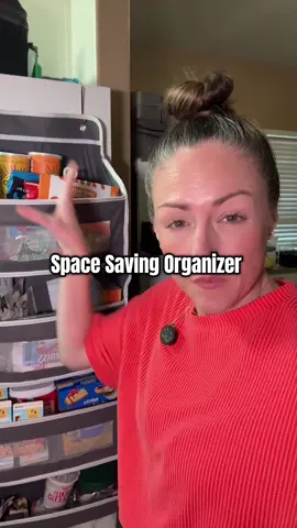 Over the door organizer is a nice room size and hat fits a lot of essentials you need! Check out the description details for any other info from seller! Grab yours today! #Organizer #foodstorage #hangingorganizer  #homeorganization #storageorganizer 