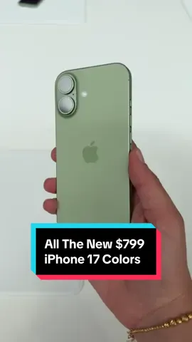The focus was on lavender but did anyone else think of matcha with the sage color? 👀 #iphone17 #appleevent #iphone17colors #smartphone #apple 