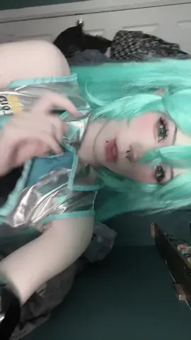 time for me to go bed  #miku #mikucosplay #vocaloid #cosplay #femboy 