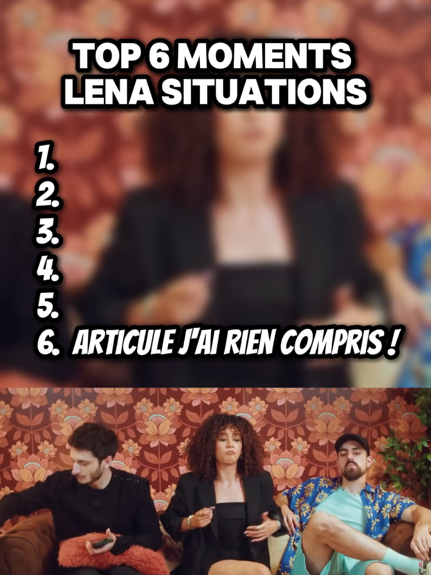Léna la plus drôle 🤣 #top5 #bestof #drole #lena #lenasituations 