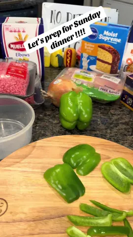 Sunday dinner prep !!! 