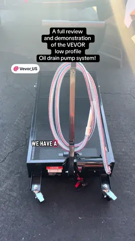 Check out the demonstration of the @Vevor_US low profile oil drain with pump option. #vevor #oilchange #conveinence #diytruckowner #vevortools 