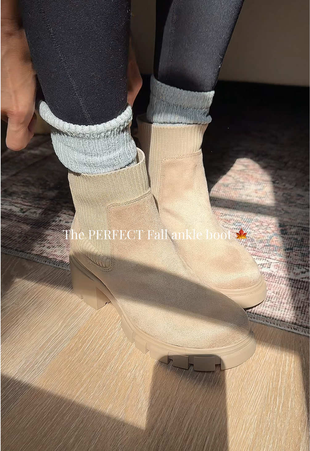 Girls… I just found my new fall obsession 🍂👢 These chunky ankle boots are everything—comfy, cute, and totally on trend for the season ✨ @FITORY  #fallboots #fallfashion  #tiktokshoprestock #spotlightfinds   #tiktokshopcreatorpicks