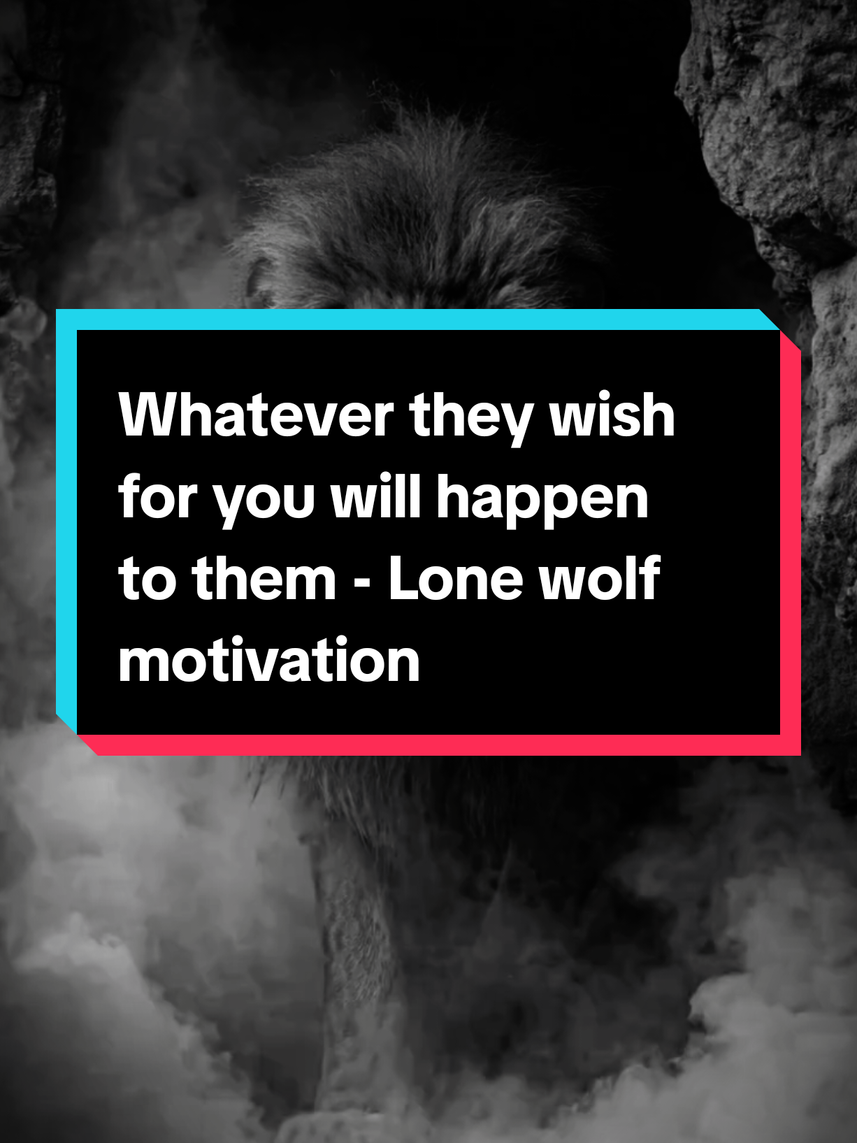 Whatever they wish for you will happen - Lone wolf motivation  to them #quotemotivation #motivational #motivation #quotevideos #quote