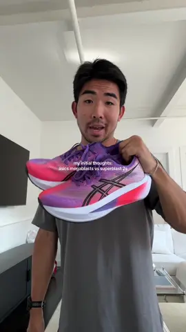 this is not sponsored!!! i’ve got about 200 miles in my superblasts & recently bought the megablasts, big fan… wish they were a bit wider/shorter but a great shoe overall @ASICS #asicsmegablast 