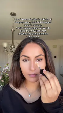 No way, damp is better! #MakeupHotTake #UnpopularMakeupOpinion #BrownsOnBeauty #FlawlessFinish #MakeupDebate