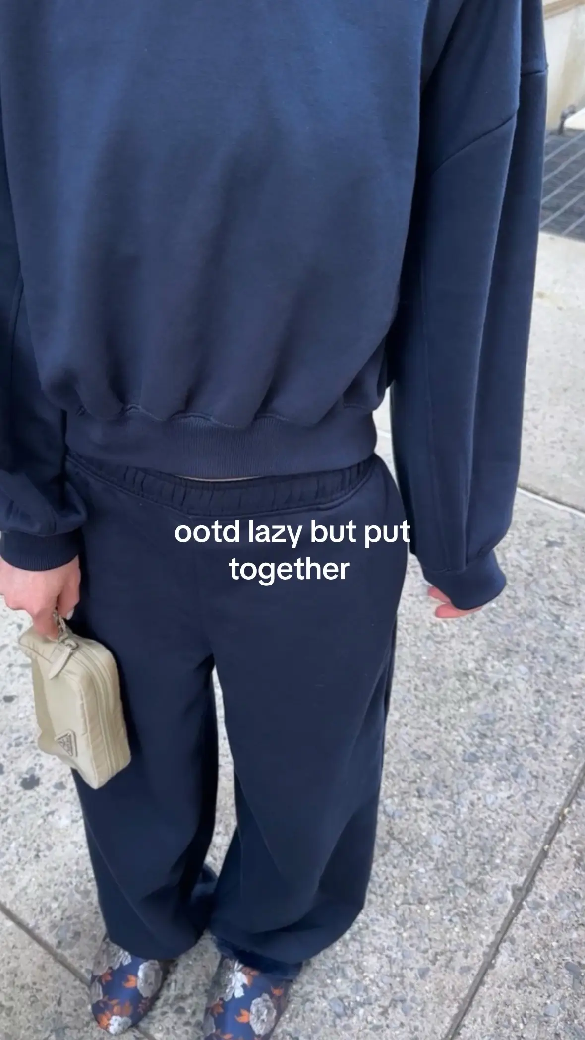 The coffee is a crucial part of the outfit btw 🧸🦋☕️🚕☁️ #OOTD #casualstyle #fallfashion #matchingset #loungewear 