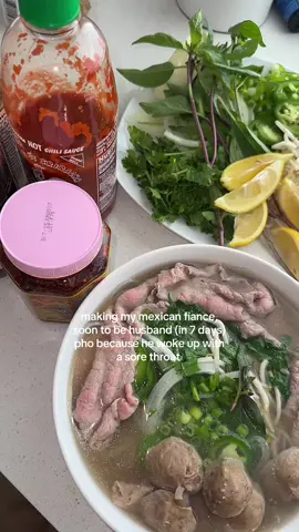 he said “i want pho at 9:30am” I had it ready by 12:00pm 🥰