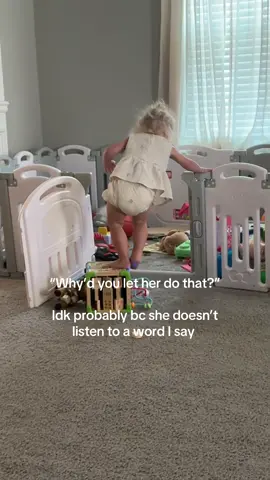 And she proceeded to do it 15 more times #fyp #toddlermom #funnymoments 