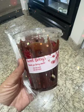 Sweet surprise at work today! 🍓 🍫 