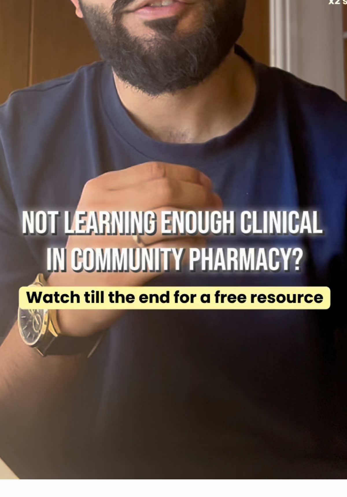 Worried you’re not learning enough clinical in community pharmacy? Here’s how to make every encounter a learning opportunity and start thinking like a pharmacist, not just a dispenser. Make sure you watch till the end. Download my FREE Pharmaceutical Care Plan Template (Link in my bio)