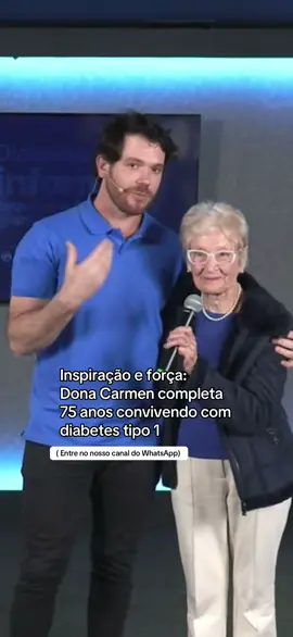 Carmen Wills: 75 anos de convivência com o diabetes tipo 1 Aos 94 anos, a paulista Carmen Hoeschl Wills é considerada a pessoa com mais tempo de diabetes tipo 1 no Brasil. Diagnosticada em 1950, quando tinha apenas 19 anos, completou agora 75 anos de trajetória com a condição. 📍 Sua história é marcada por resiliência. Durante décadas, enfrentou as limitações do tratamento disponível, aplicando insulina com seringas esterilizadas em casa e controlando a glicemia apenas por exames de urina. ✨ Hoje, Carmen celebra as transformações que acompanhou ao longo do tempo e segue como um exemplo vivo de superação, dedicação e esperança para milhares de pessoas que convivem com o diabetes. 👏 Parabéns, Carmen, por sua história que inspira e fortalece tantas pessoas! #DiabetesTipo1 #Diabetes #UmDiabético #Saúde #QualidadeDeVida        