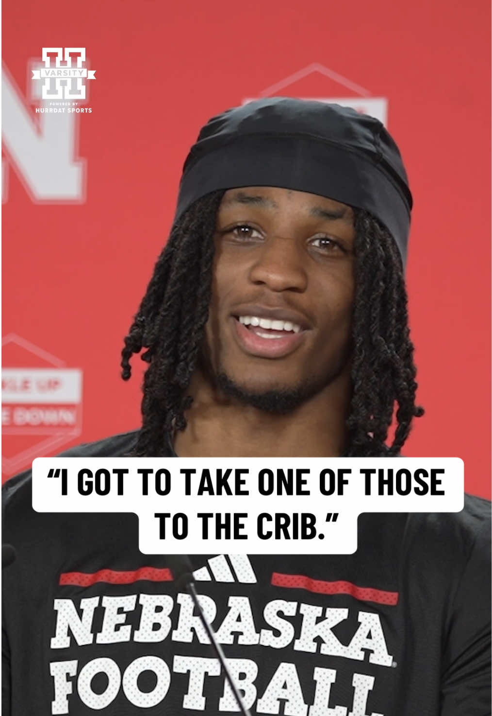 Jacory Barney was aware the Huskers’ surpassed last year’s punt return total against Akron and it’s due to his teammates high level blocking. #Huskers #GBR #Nebraska #NebraskaFootball #CollegeFootball 