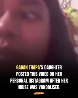 Gagan Thapa’s daughter posted this on Instagram. Hope they are safe. #nepal 