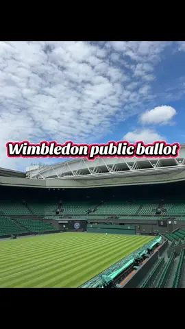 Wimbledon public ballot closes on September 16th! Rembember! 1 entry for each household, and you can purchase up to 2 tickets! Good Luck!! #tennis #Wimbledon #tennistiktok #tennistournament 