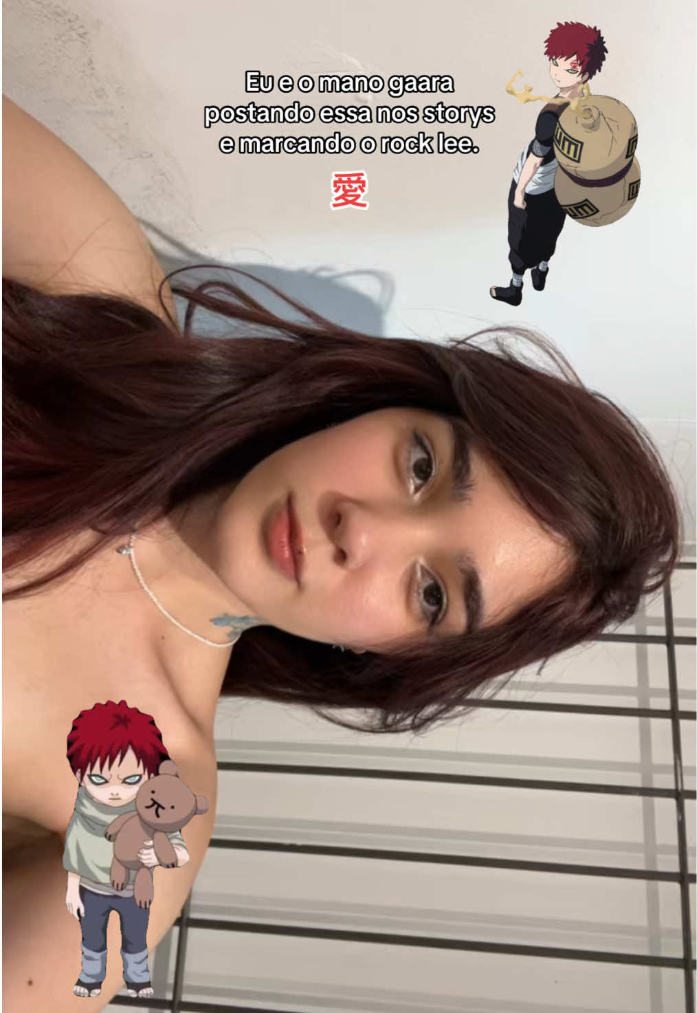 Fechadona com o mano gaara 愛. #foryou #gaara #naruto 