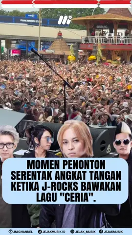 J-rocks Ceria, Pestapora Meriah, disini semua penonton sangat menikmati konser✨🔥🙌🏻... • Credit: @sony.ismail  #jrocks #ceria #pestapora #jejakmusik #jejakmusikindo 