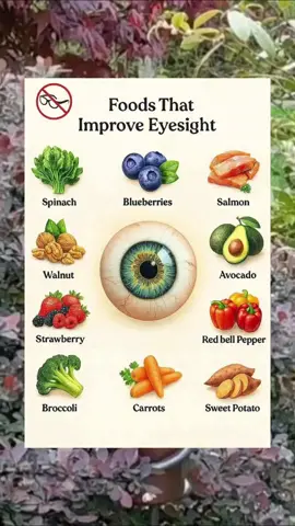 foods that improve eyesight.  #eye #eyes #foodtiktok #cruzlite1 #foryou 
