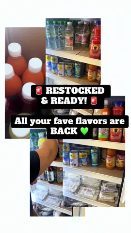 🌱 Green | 🥭 Mango | ❤️ Beetroot | 🍍 Pineapple & Ginger | 🥕 Carrot & Ginger They go FAST, so grab yours while you can! ⏳✨ 💚 Our juice shelf got the glow-up you’ve been waiting for… restocked, refreshed, and ready for you! 💛🍍✨ #R#RestockJ#JuiceGoalsG#GotTheJuiceRestock #FreshJuice
