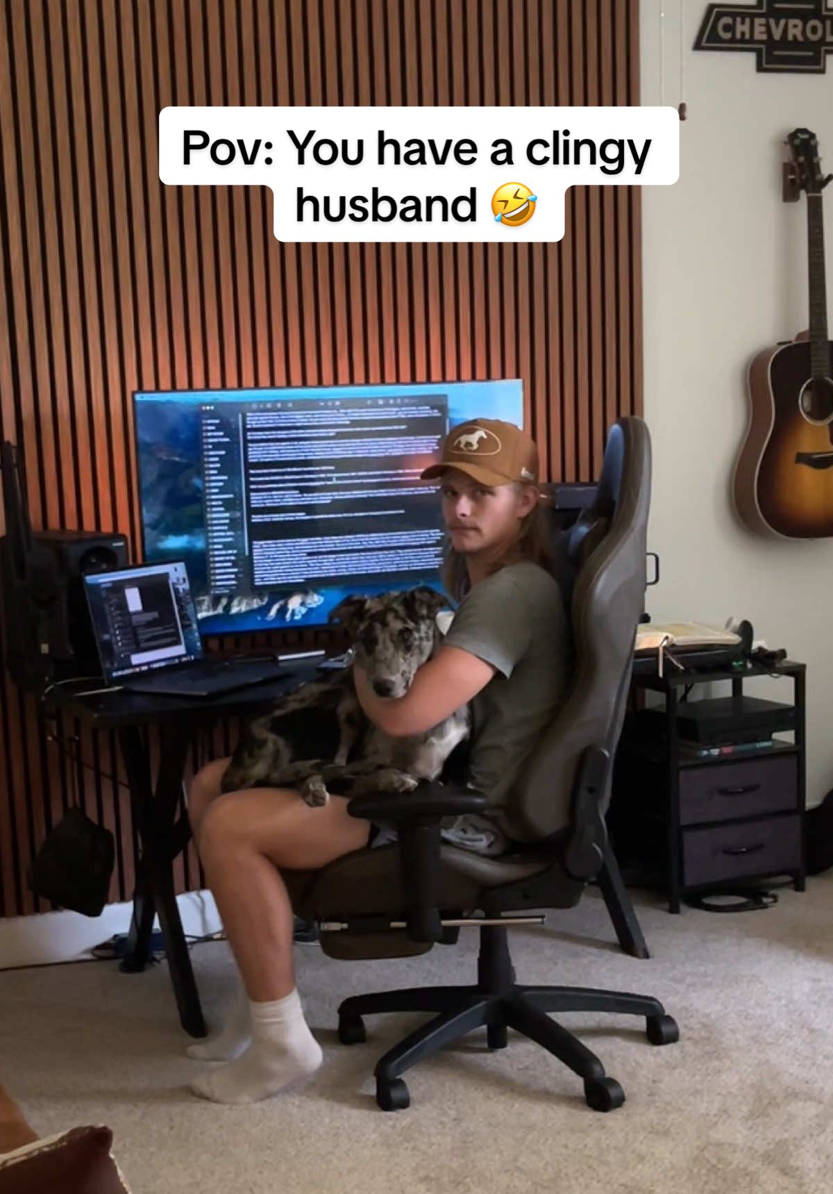 He is indeed obsessed 👀😌 @Austin Michael #couple #couplegoals #comedy #relatable #marriage 