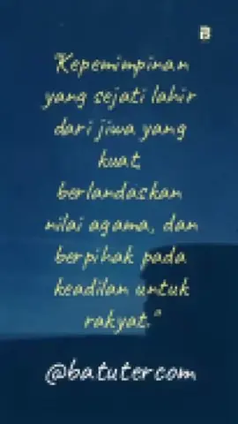 Pemimpin sejati lahir dari jiwa kuat yang berpegang teguh pada nilai agama dan selalu berpihak kepada keadilan untuk rakyat. Inilah kunci kekuatan dan perubahan sejati bagi masa depan bangsa. #iman #spiritualitas #hikmah #agama #inspirasi #motivasi #leadership #viral #fyp #trending #pemimpin #keadilan @pengikut