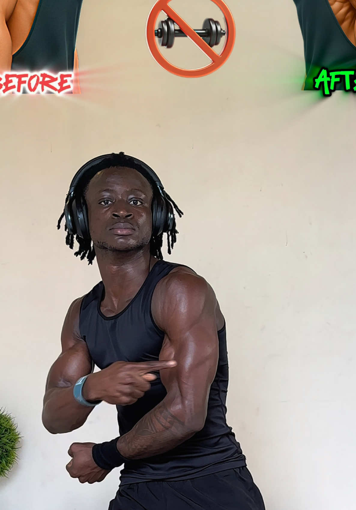 Beginner triceps workout routine  #triceps #workout #calisthenics #beginner 
