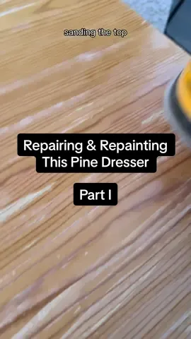 Join me as I repaint this pine dresser to modernize it. #furniturerefinishing #furnitureflipper #creatorsearchinsights #woodfurniture #tipsandtricks 