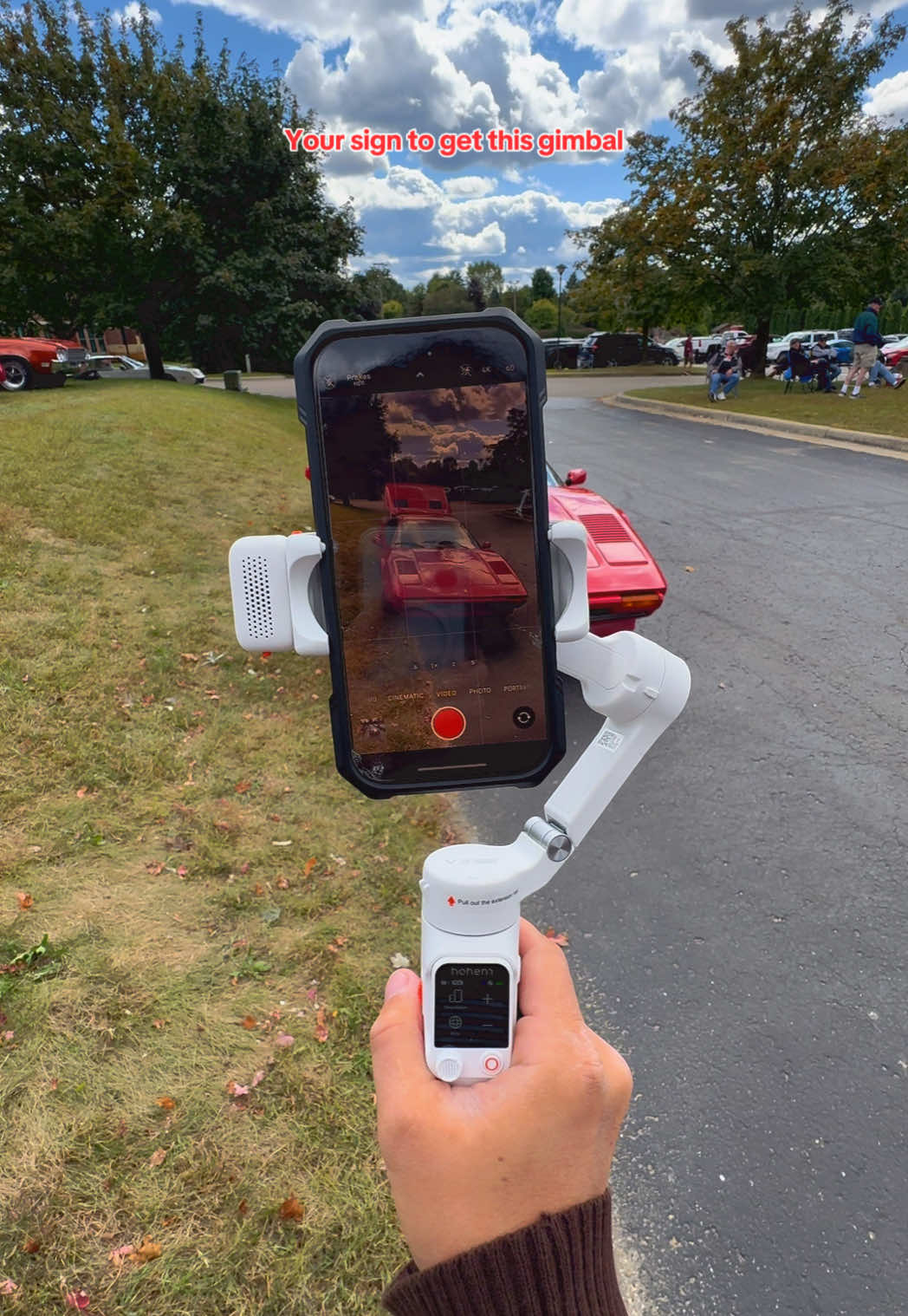 😍 #foryoupage #xyzbca #hohem #gimbal #ferrari 
