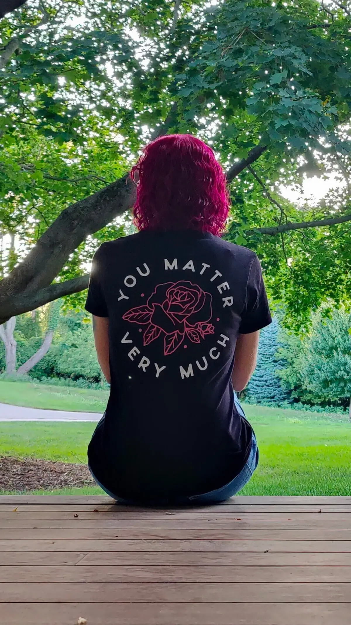 Spotted: TWLOHA merch out in the world sharing an unexpected message of support and hope. 💖 Thank you to everyone repping these words and bringing people closer to our resources. We are so thankful for your support.