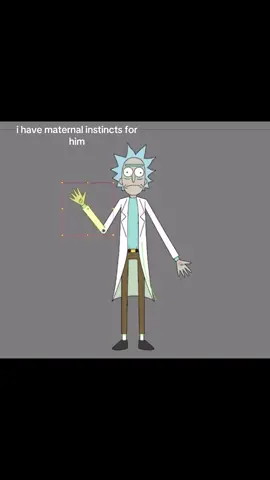 his rigged puppet is so cute i love rick so much #rickandmorty #ricksanchez #RICKSANCHEZ #adultswim #animation 