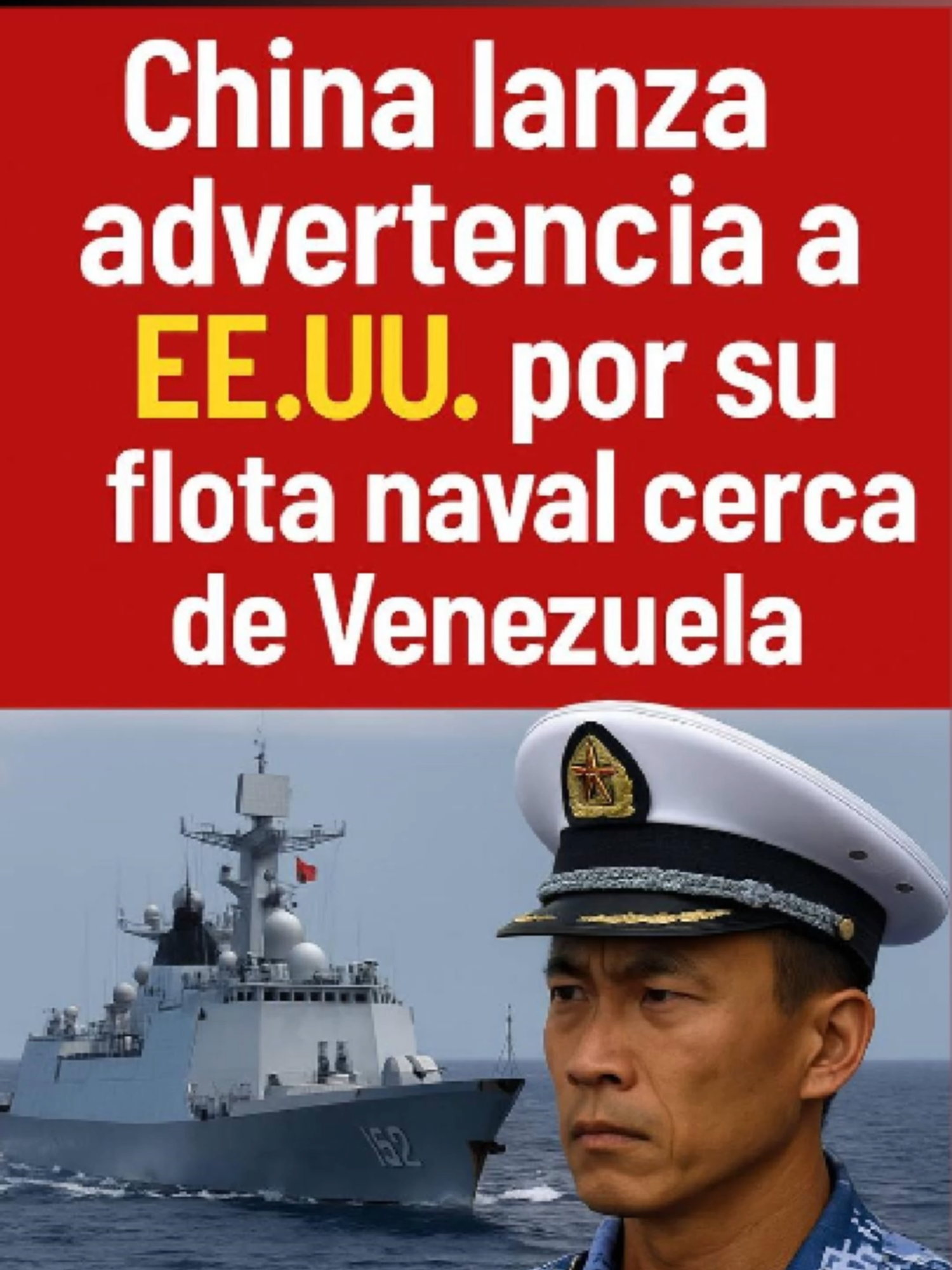 China lanza advertencia a EE.UU. por su flota naval cerca de Venezuela