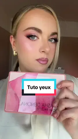 @Natasha Denona les meilleures palettes 😍🫶🏼 voilà le petit tuto 🩷 #tutoyeux #eyesmakeuptutorial #natashadenonapalette #plumpalette #pinkeyesmakeup 