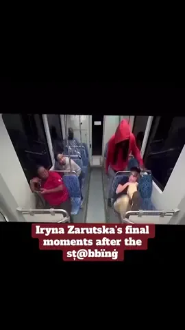 She never knew the end was just seconds away. Iryna Zarutska’s final moments after șțäbbïņg.  #CaughtOnCamera #charlottenc #trainattack #truecrime #crime 